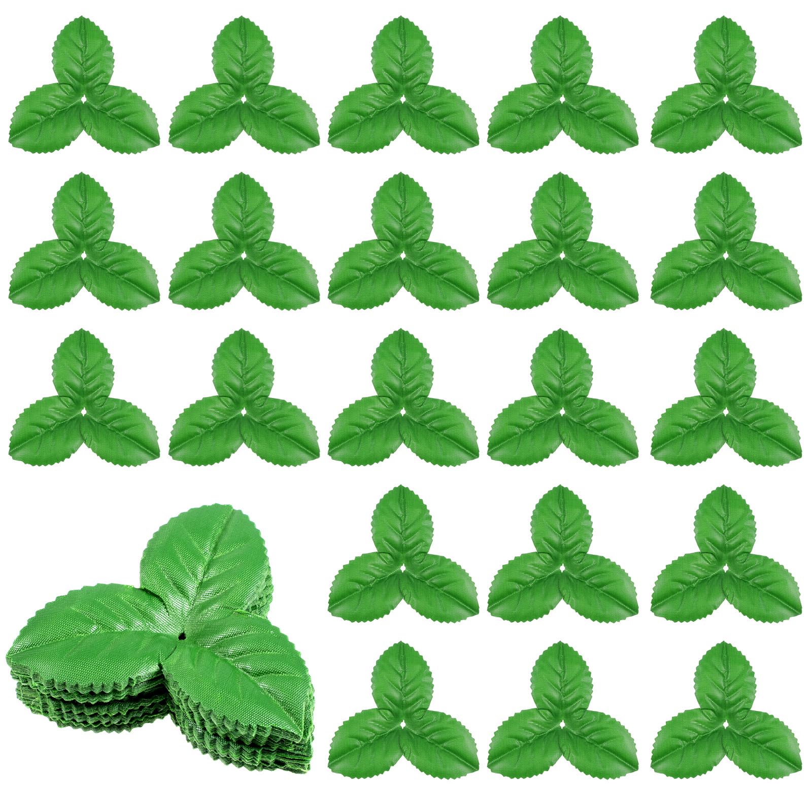 Feuilles vertes artificielles pour décoration de mariage et bouquet de table de fête lot de 200