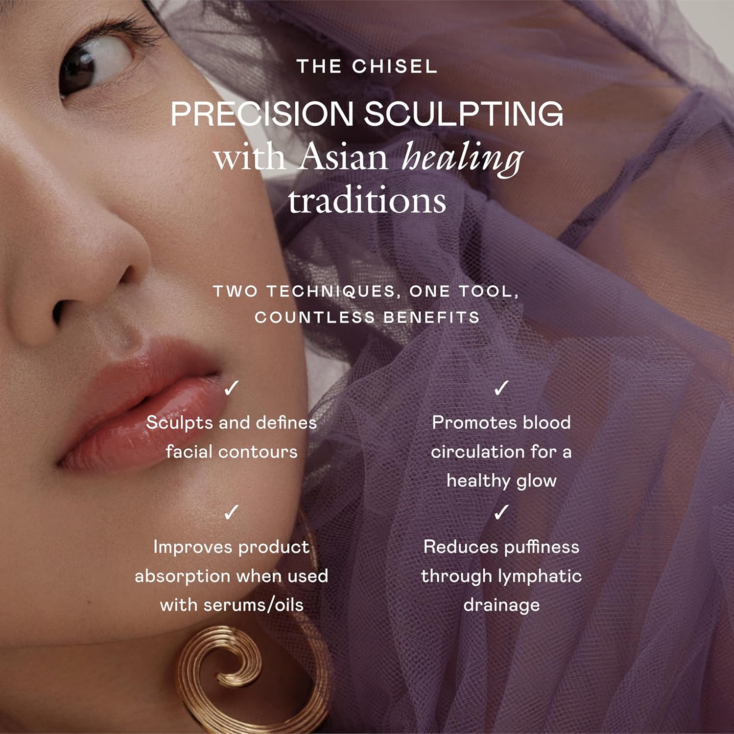 EADEM The Chisel, Gua Sha & Jade Facial Sculptor, Gua Sha Facial Tools for your Skin Care Routine, GuaSha Tool for Face, Jade Roller for Face, Luxury Jawline Sculptor EADEM The Chisel, Gua Sha & Jade Facial Sculptor, Gua Sha Facial Tools for your Skin Care Routine, GuaSha Tool for Face, Jade Roller for Face, Luxury Jawline Sculptor