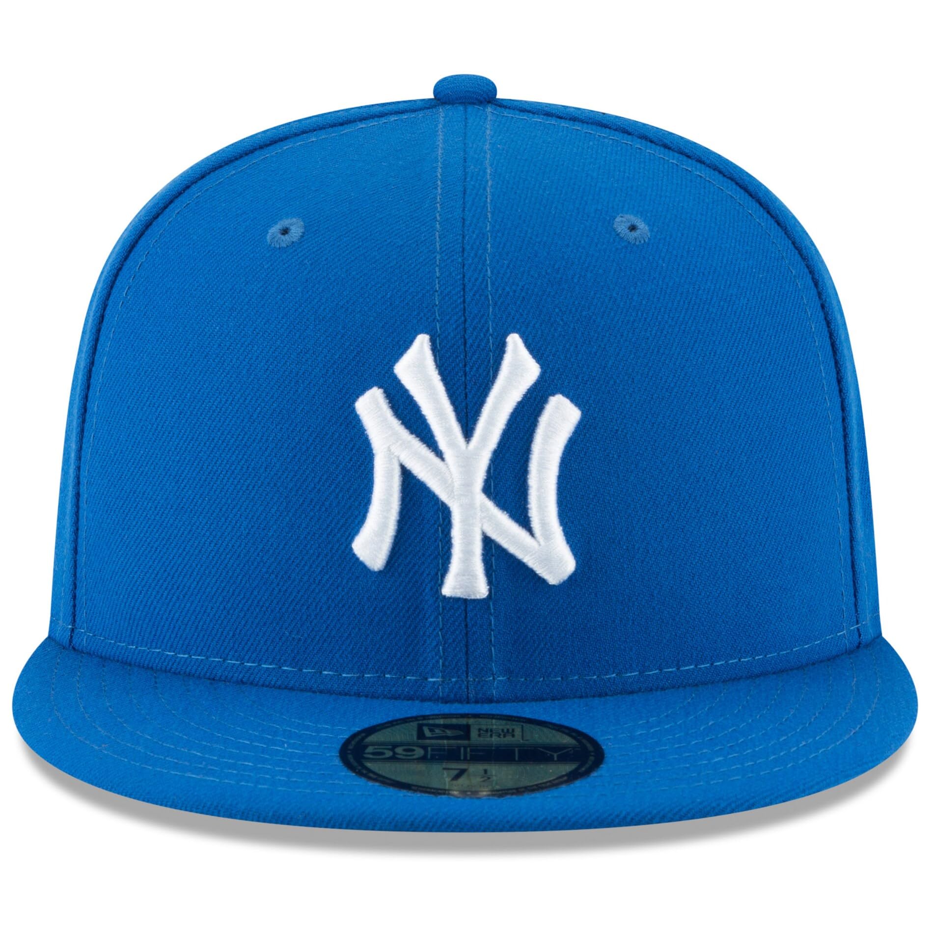 New Era MLB 59FIFTY Baseballkappe, New York Yankees, Blau, authentische Kollektion, angepasste Baseballkappe