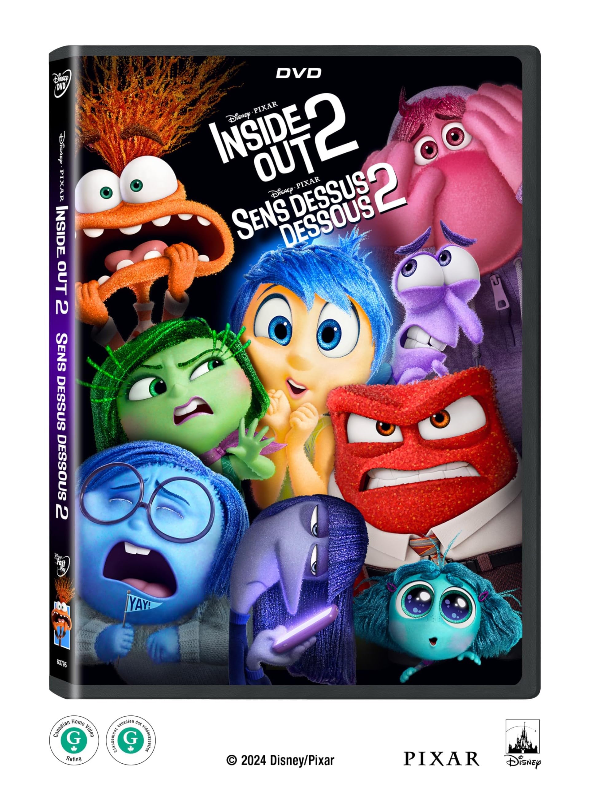 整体DVD【Unwind Motion ver】【Unwind Emotion】 Inside Out 2 (Bilingual): Amazon.ca: Kelsey Mann, Mark