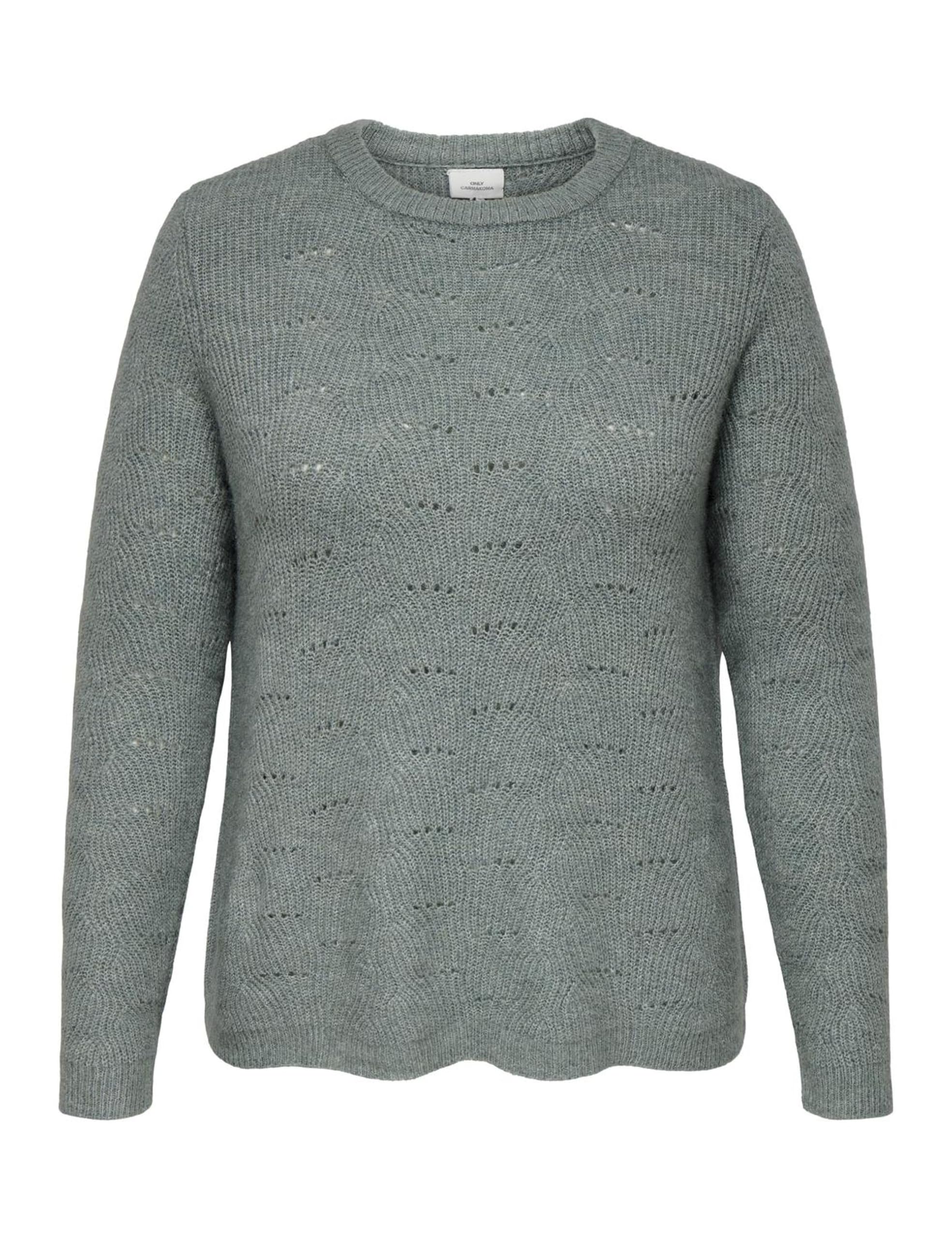 ONLY Carmakoma Damen Carlolli L/S Pullover KNT Noos