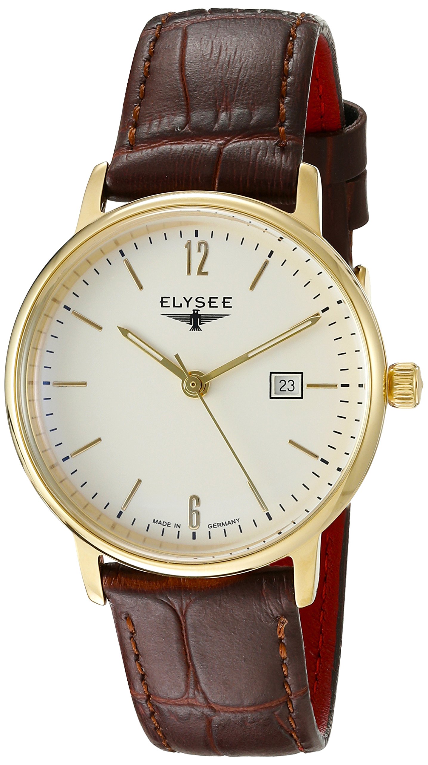 Elysee Womens 13286 Ladies Edition Analog Display Quartz Brown