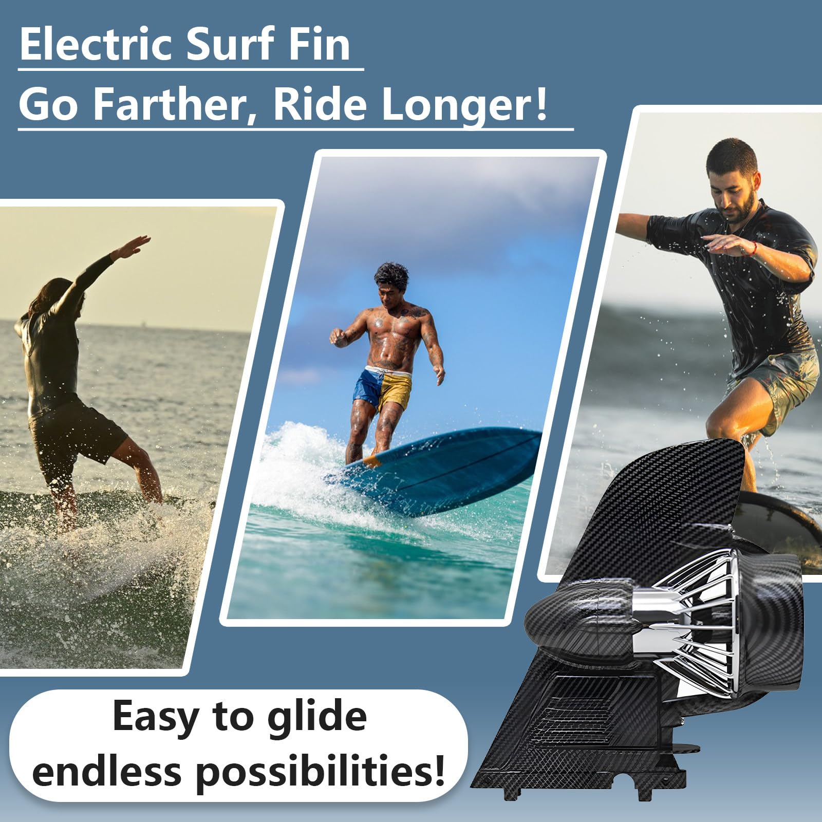 Aleta eléctrica para la tabla del SUP, emitedor submarino de 160W con control remoto, motor recargable alimentado por batería para la paleta de pie, dispositivo portátil de la asistencia de la tabla d