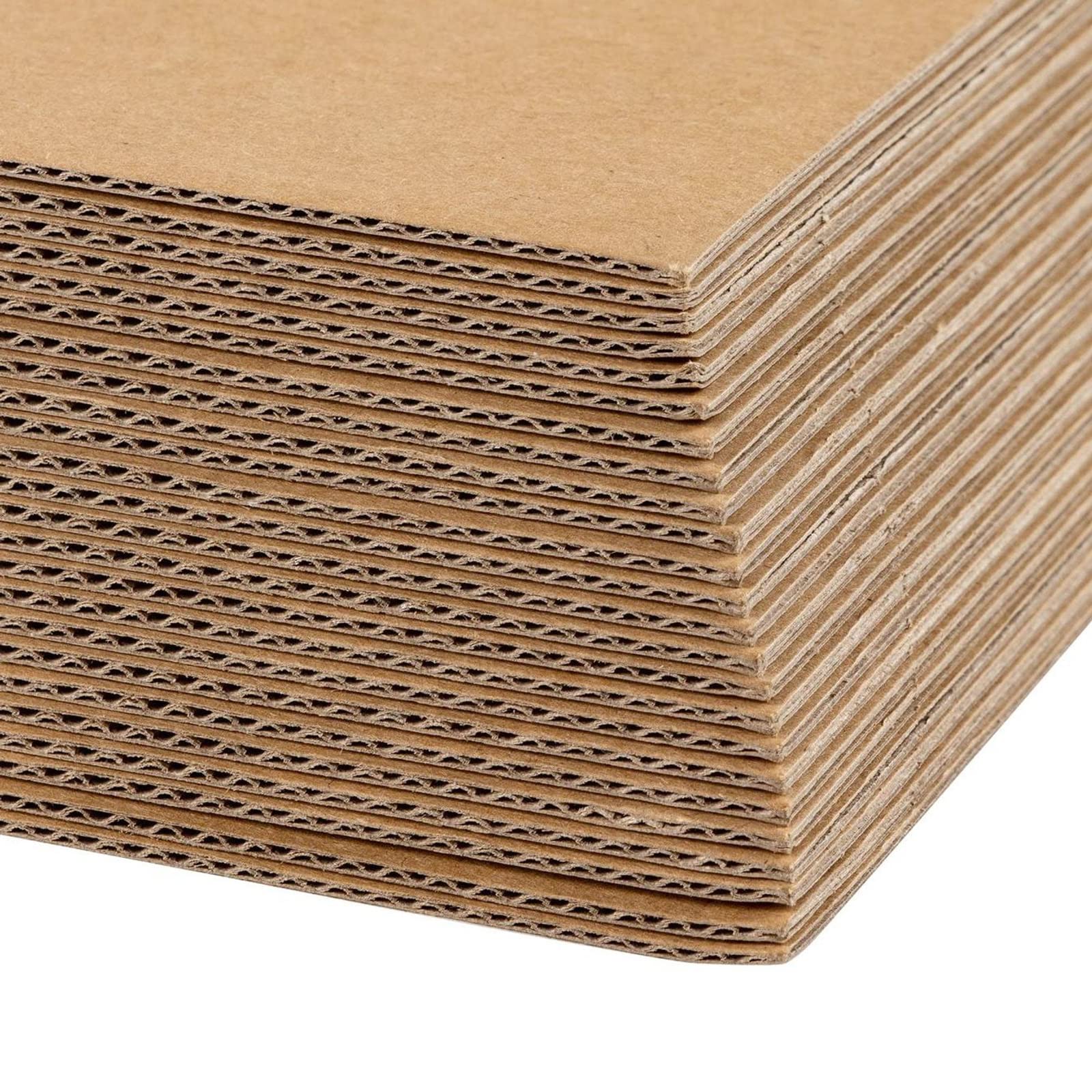 24 Sheets 8.5x11 Corrugated Cardboard Backing, Inserts for Dividers