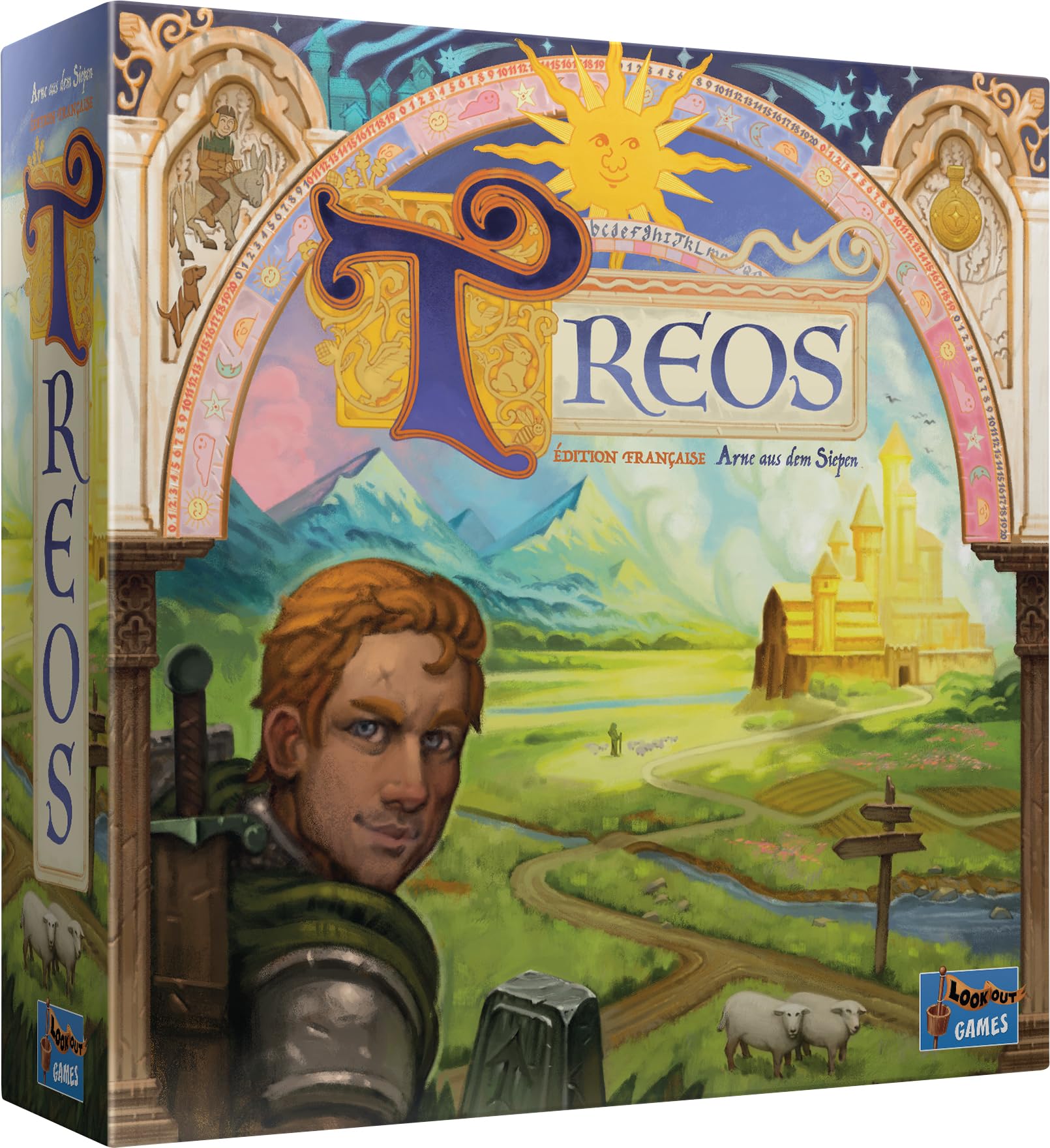 Asmodee - Lookout Games - TREOS - Jeu de Société - Jeu de Plateau