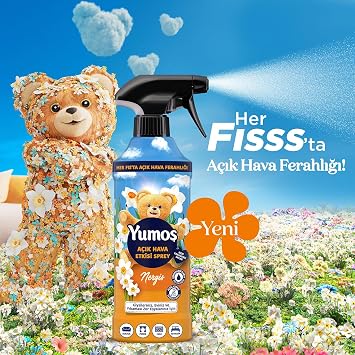 Yumoş Outdoor Effect Spray Clothes Spray Narcissus 430 Ml for Hard-to-Wash Items
