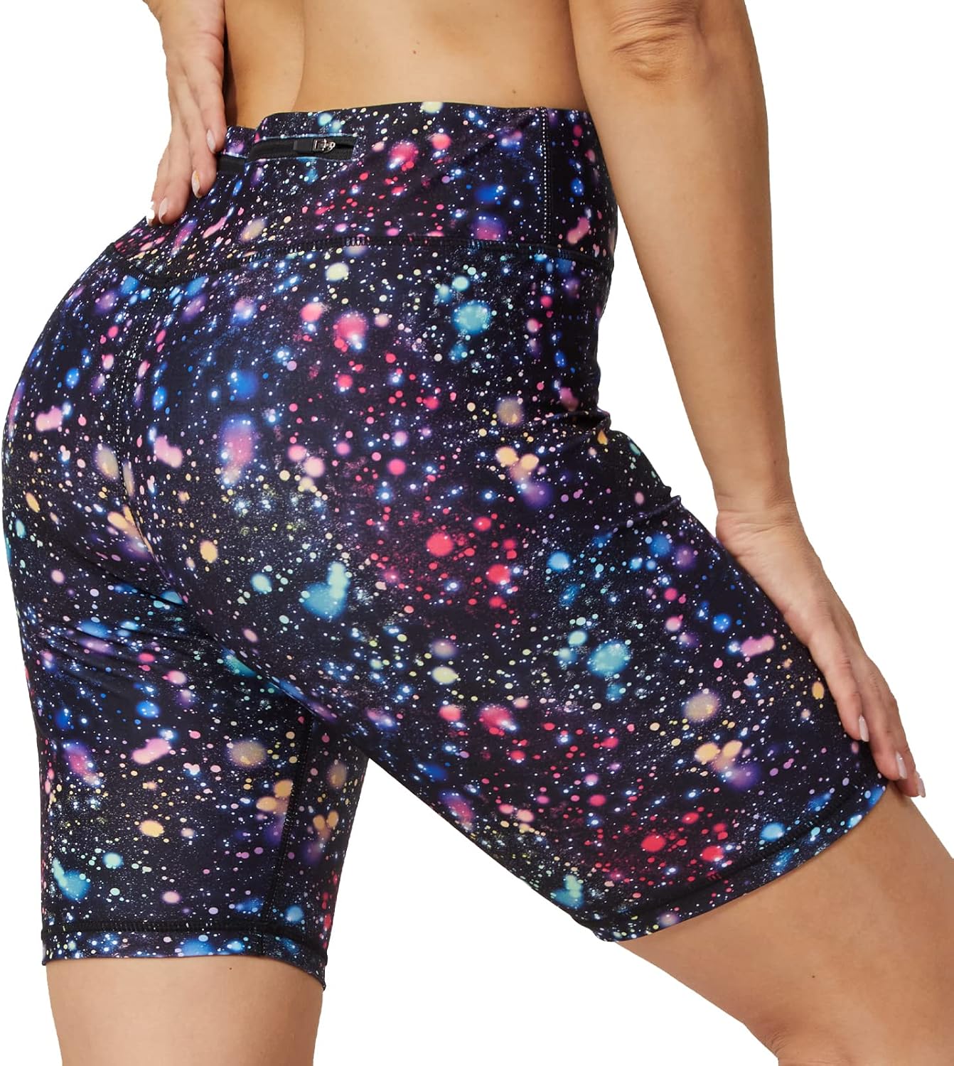 Women's Yoga Pants Capri Leggings for Women Compression Leggings Colorful Patterned Tummy Control Workout Leggings