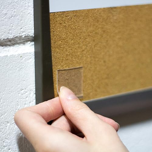 Miniatura 7 de Gorilla Cuadrados de cinta de doble cara resistentes y transparentes, cinta transparente, 24 cuadrados de montaje precortados de 1 pulgada (paquete