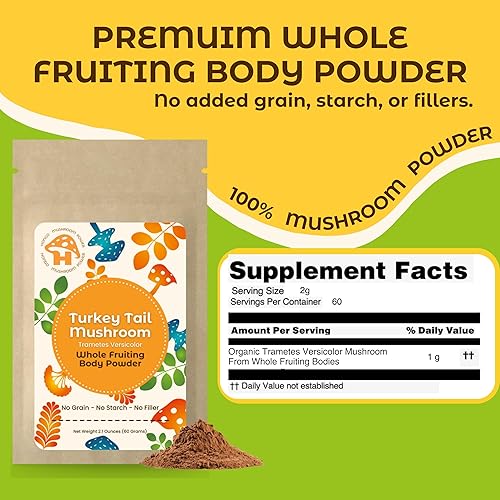 Miniatura 7 de Hongo Mushroom Power - Polvo de hongo cola de pavo