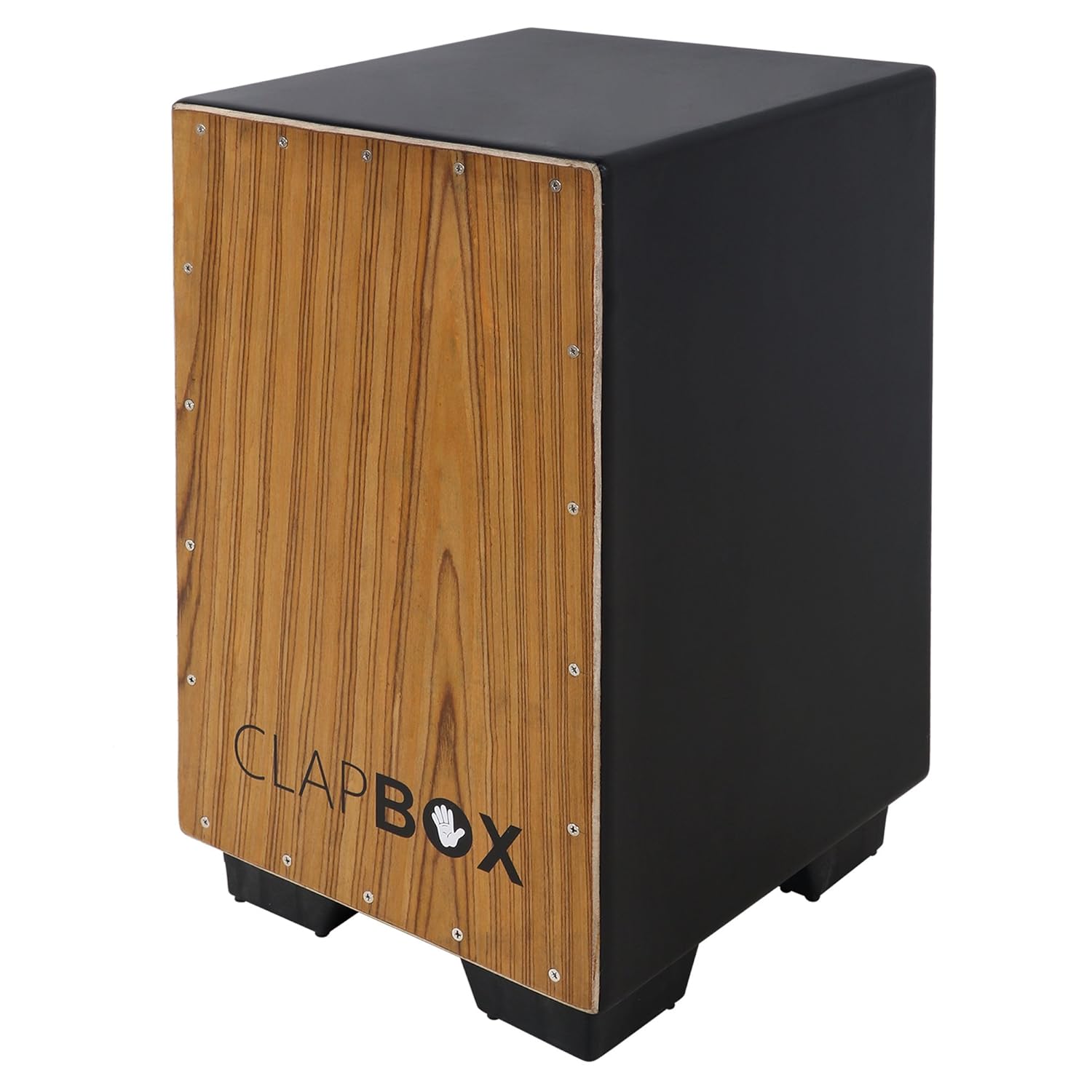 Clapbox Cajon CB55 Black, Walnut Wood (H50 W30 L30) Amazon.in