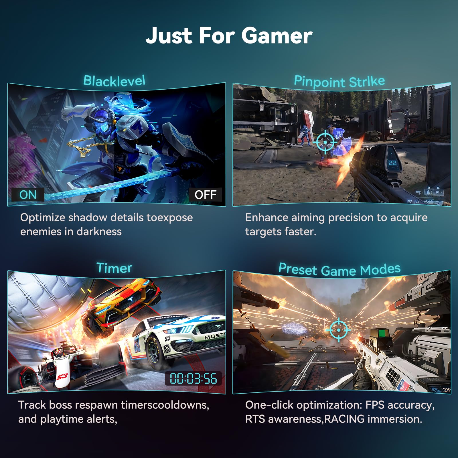 Great voell 34 inch Ultrawide Curved Gaming Monitor, 4K UWQHD(3440x1440) 165Hz PC WideScreen, 1500R 21:9 1ms MPRT, 127% sRGB VA panel 4000:1 contrast ratio, FreeSync, HDMI/DP, HDR, VESA Mountable — view 4