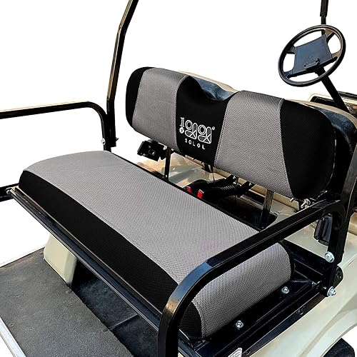 Miniatura 5 de 10L0L Fundas universales de asiento de carrito de golf para club car EZGO Yamaha, asiento de vinilo para carrito de golf antiguo, material