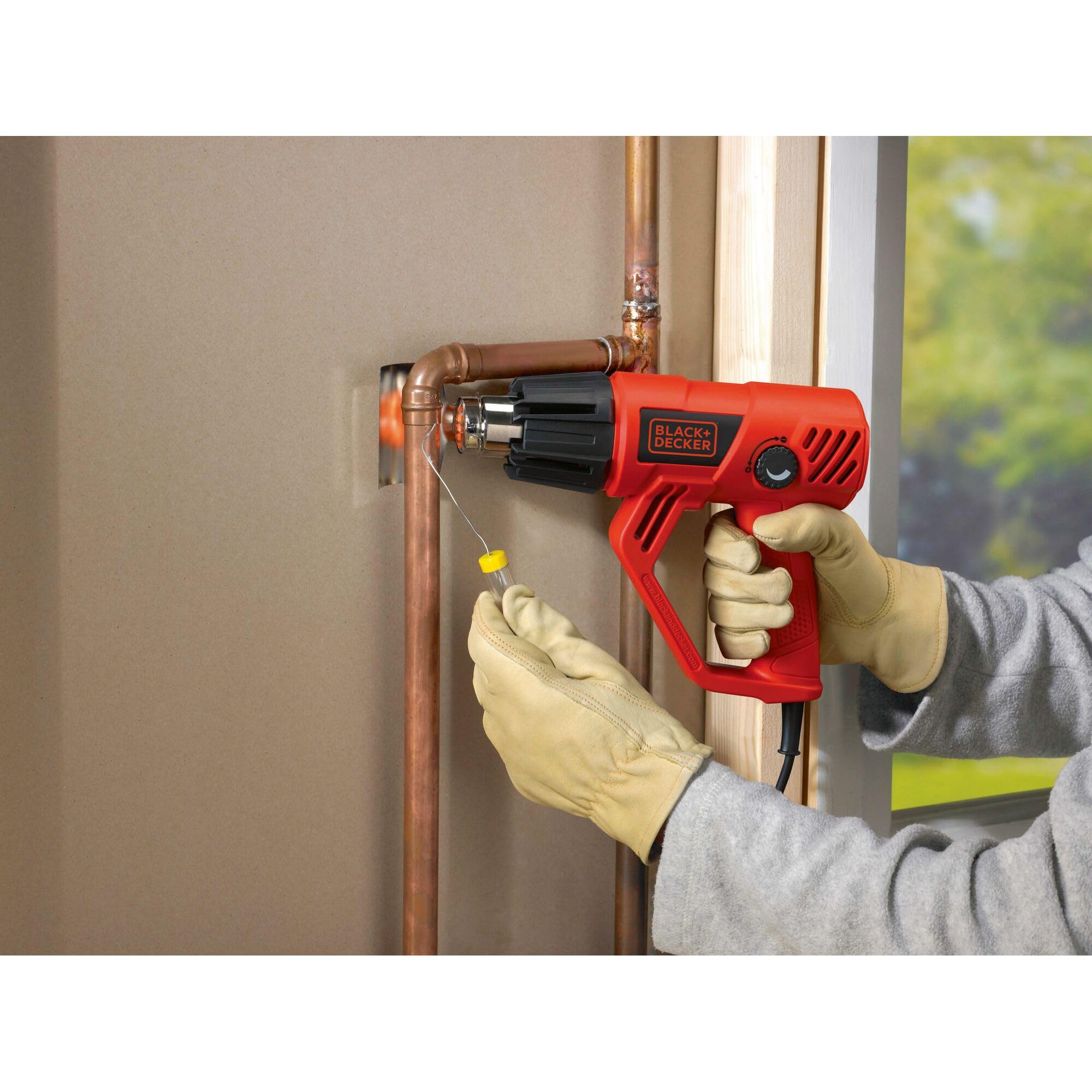 Black & Decker KX2001-QS heat gun 500 l/min 600 °C 2000 W Black Red