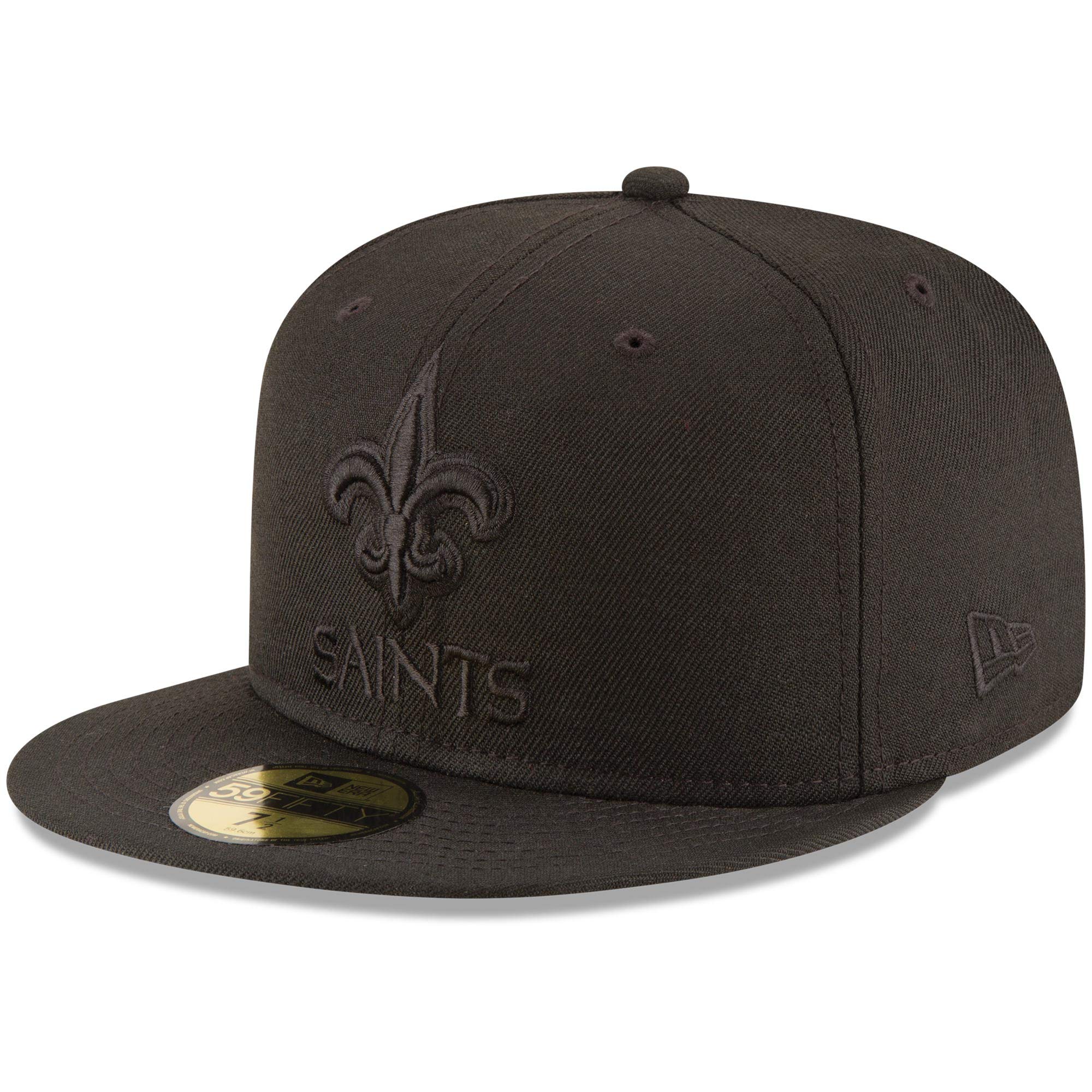 New Era Men's Cleveland Browns Black on Black 59FIFTY Fitted Hat — image 1
