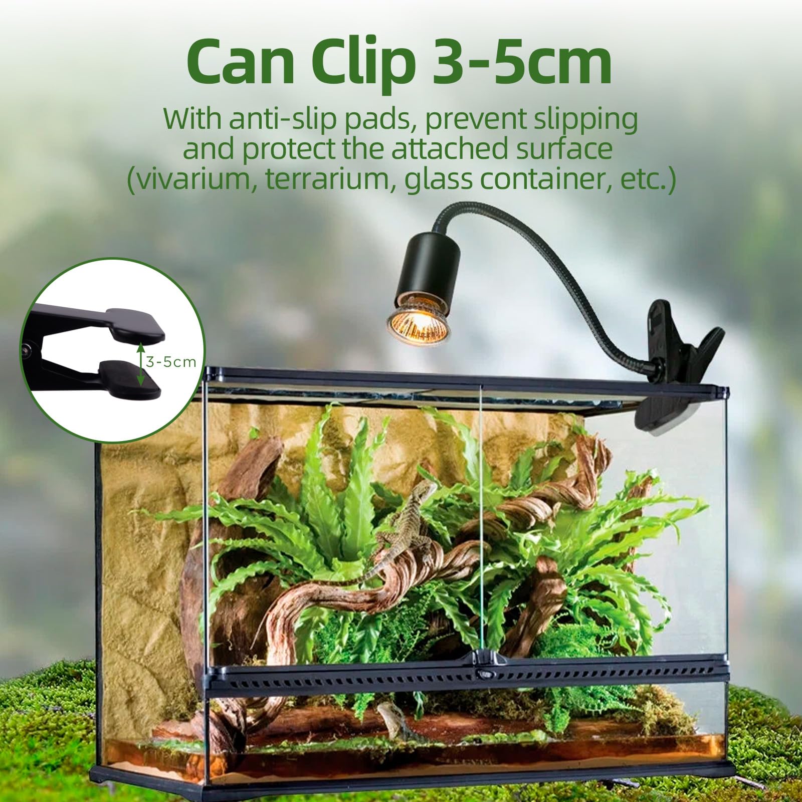 Oprawka lampy E27, czarna, z przełącznikiem i kablem, maks. 150 W, terrarium 220 V, ceramiczna oprawka E27 z zaciskiem do żółwia, gadów, lampa grzewcza (bez żarówki)