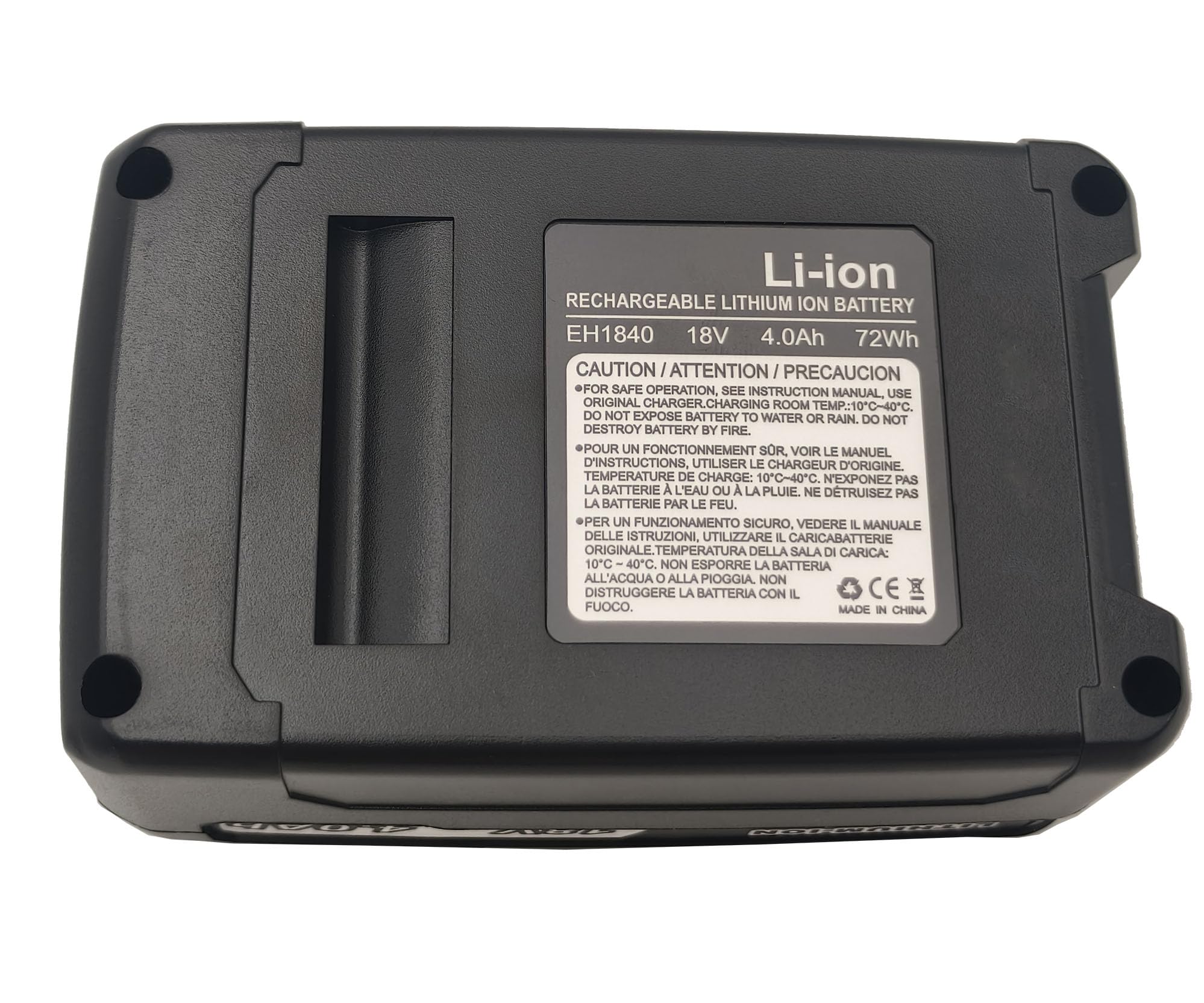 2 baterías de repuesto de ion de litio de 4,0 Ah compatibles con Einhell 18 V Power X-Change Serie con indicador LED, sustituye a Einhell 4512061 4512062, apto para todos los dispositivos PXC de 18 V