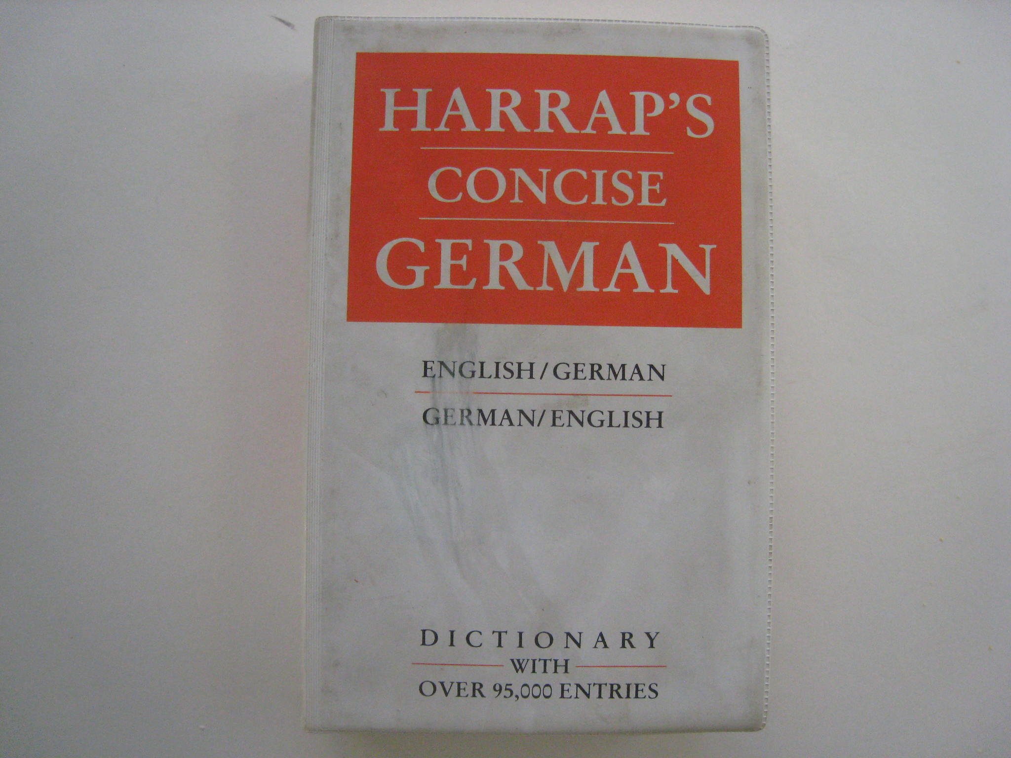 Harrap's Concise English-German Dictionary/Worterbuch Deutsch-Englisch