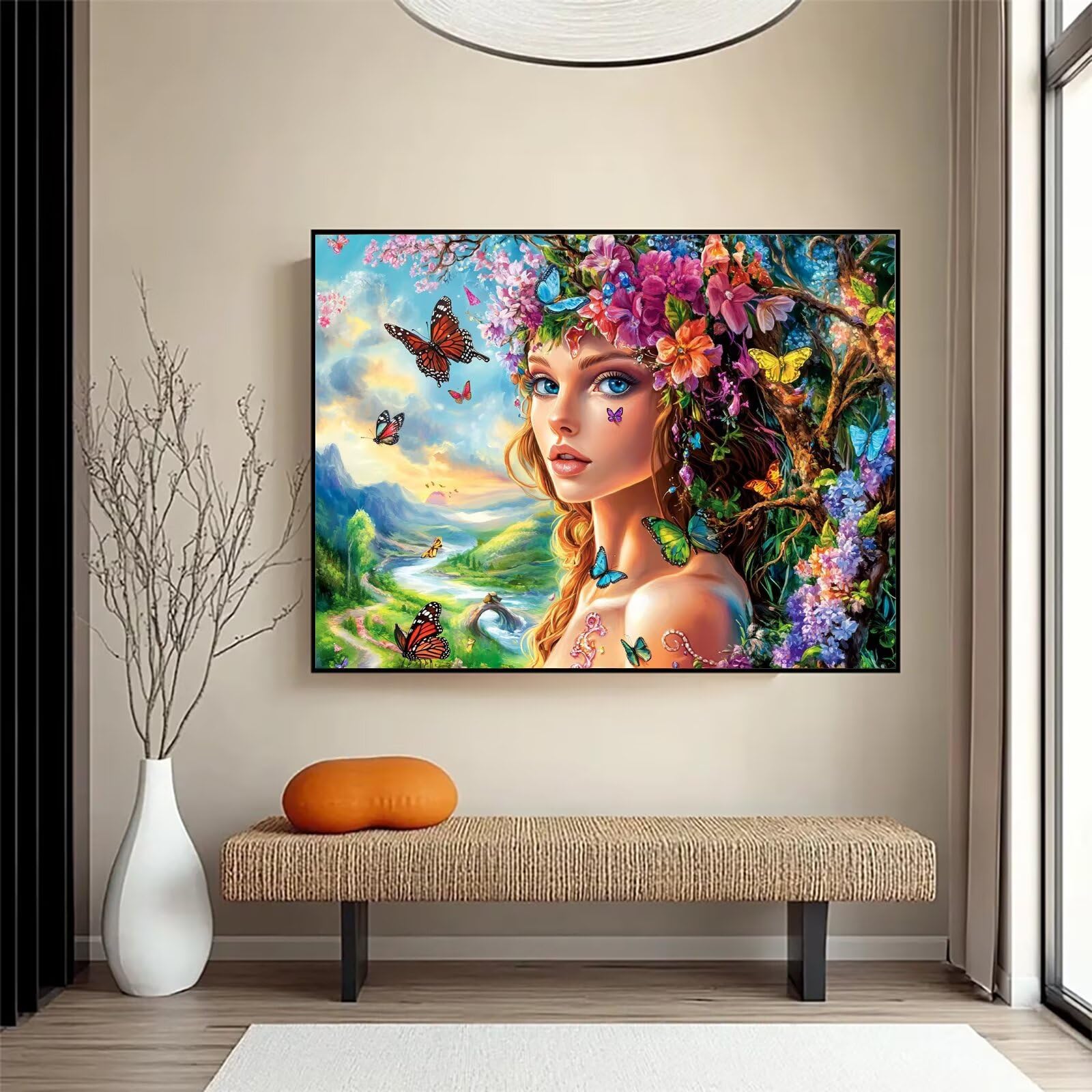 Diamond Painting Landschaft, 5D Diamond Painting Erwachsene 70x90cm qw1-679