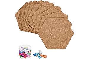 HBlife Hexagon Cork Board Tiles: Your Creative Canvas