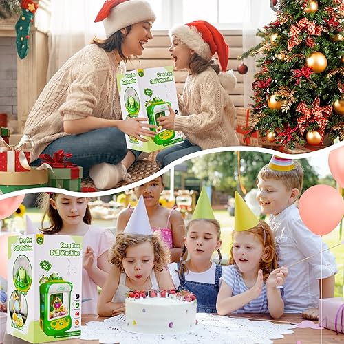 Miniatura 3 de Máquina de garras para niños, mini máquinas expendedoras de dulces con luz musical y juguetes de premios de felpa para niñas y niños de 4 a 6 a 8