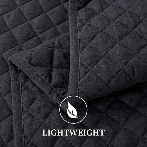 Miniatura 4 de HOMBYS Juego de edredón extragrande de 3 piezas de 120 x 120 pulgadas, reversible, ligero, juego de edredón azul marino de verano (Super King (120 x