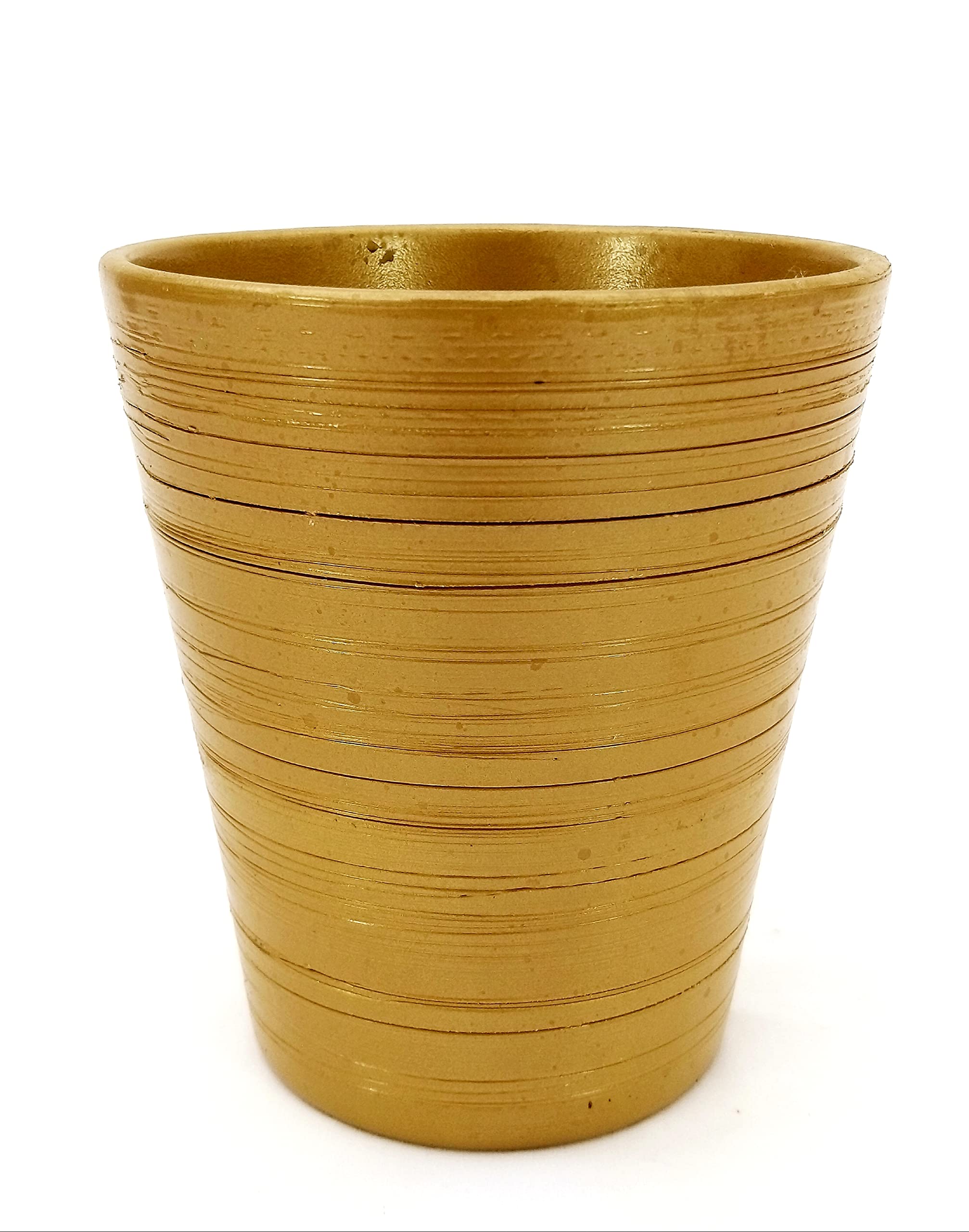 POWERS TO FLOWERS - ANTHURIUM COLOR LIFE ORO e ARGENTO IN VASO CERAMICA DORATO E ARGENTATO, VASO 14CM DIAMETRO, piante vere
