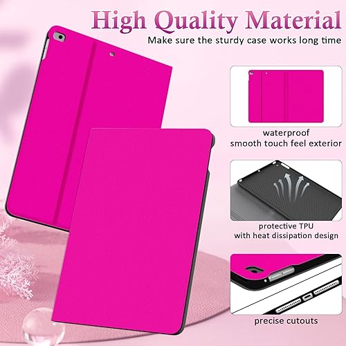 Miniatura 10 de Jarviwiin Funda para iPad de 65 generación 20182017, para iPad Air 2 2014  Air 1 2013 de 9.7 pulgadas, soporte de visión multiángulo de 9.7