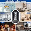 Mosquito Killer Lamp, Fly Zapper with UV Light, Powerful Electric Mosquito Bug Zapper with Cleaning Brush, Plug in Mosquito Pest Repellent for Home, Bedroom, Kitchen, Office, Indoor, Black