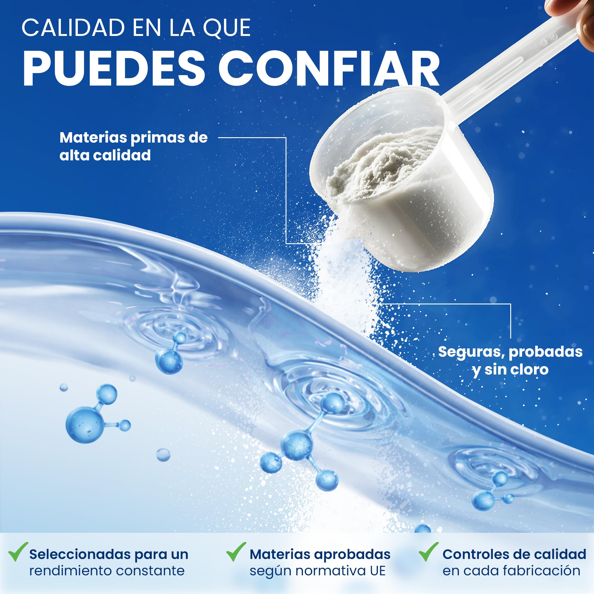 Limpiador 2en1 para Depósitos de Autocaravanas 1 KG | Limpia & Desincrusta con Oxígeno Activo | Sin Olor - Elimina Biofilm y Suciedad | Perfecto para Autocaravanas, Caravanas y Barcos
