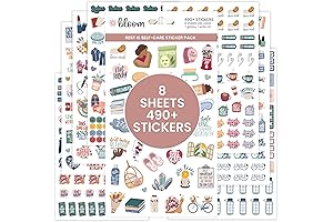Bloom Daily Planners Rest Is Self-Care Planner Stickers