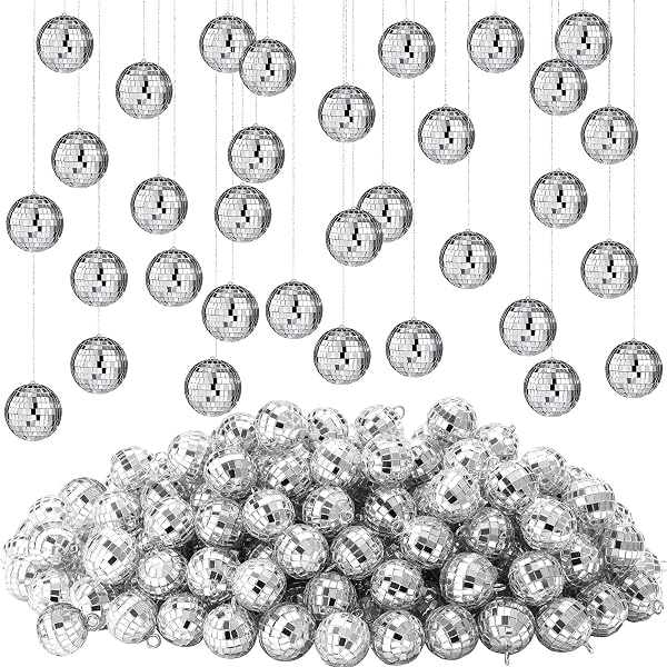 Hoolerry Mini-Disco-Kugeln 3,1 cm für Dekoration