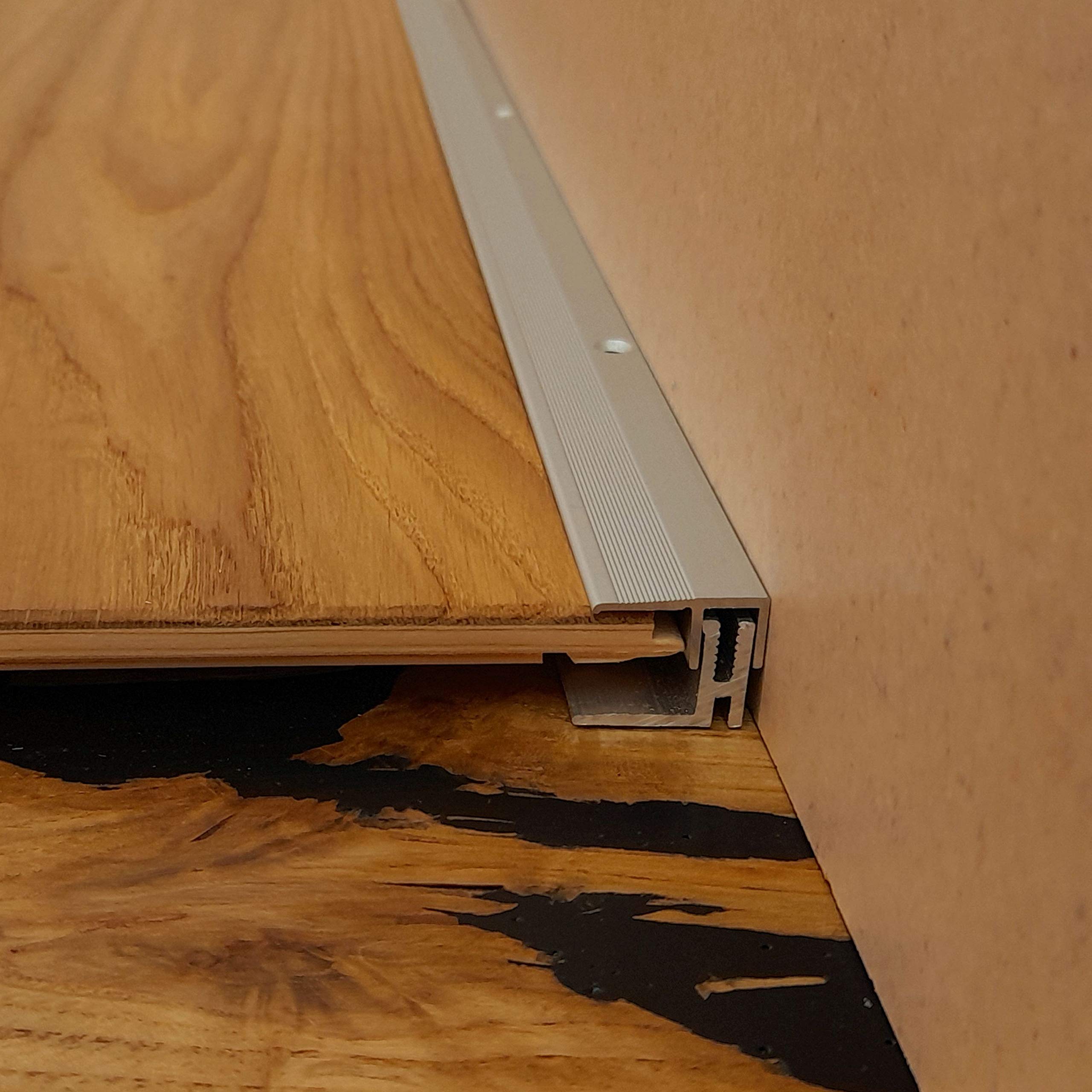 Ufitec® TPL Profi MAX - Sistema de perfil para suelos de parqué, adecuado para alturas de revestimiento de 14-21 mm, aluminio anodizado
