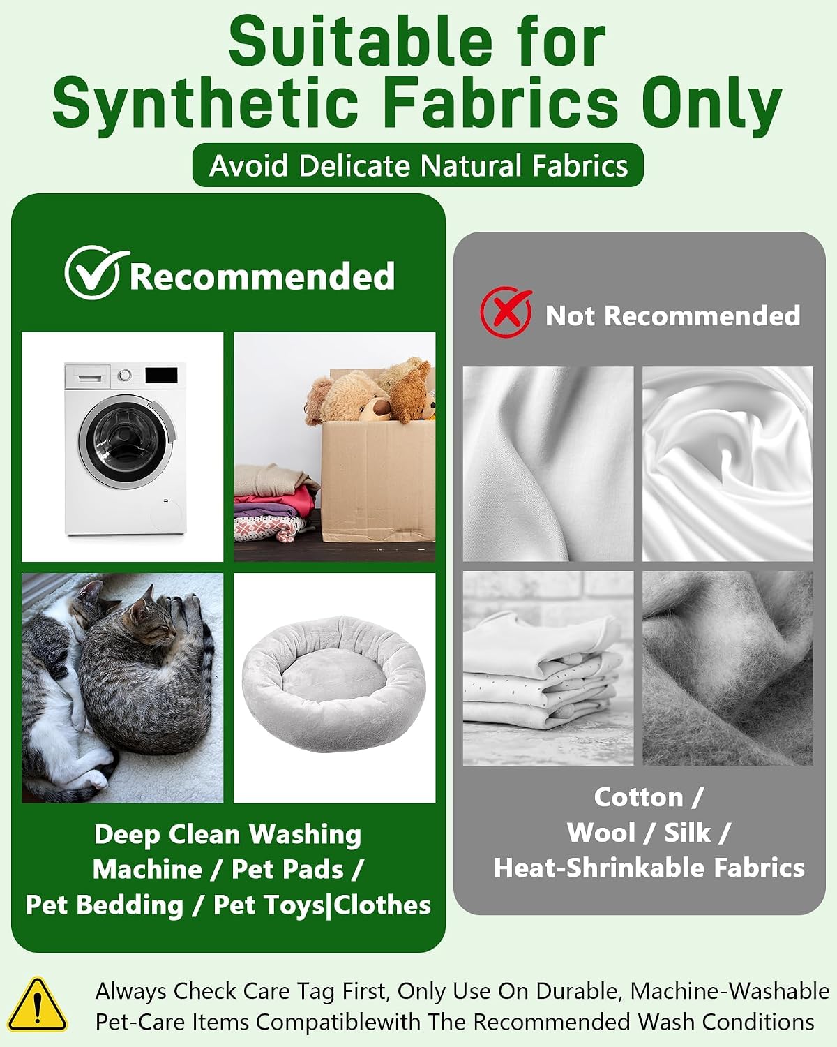 Upgraded Pet Hair Dissolver for Washing Machine Cleaner Powder, 2 Sachets