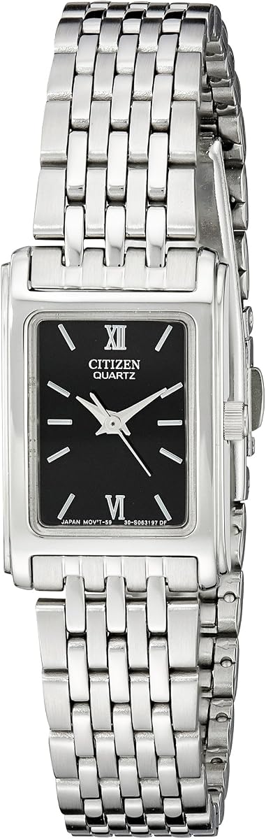 Reloj de cuarzo para mujer, acero inoxidable, clásico