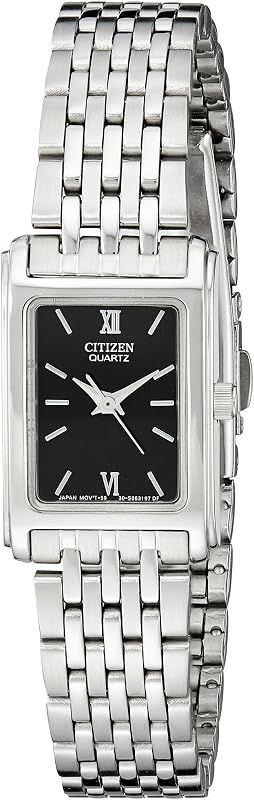 Reloj de cuarzo para mujer, acero inoxidable, clásico