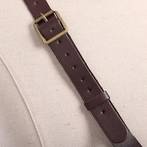 Miniatura 42 de BLESSUME Cinturón medieval de caballero con espada rana funda de estoque, soporte de vaina de estoque, 1 unidad Negro 6