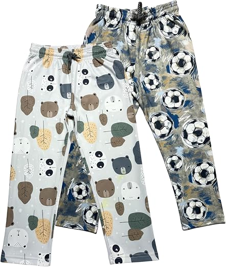 STARLATH Kids Printed Pant, Printed Lowers and Joggers Trackpants for Boys and Girls Side Pockets Soft Waistband Stretchab...