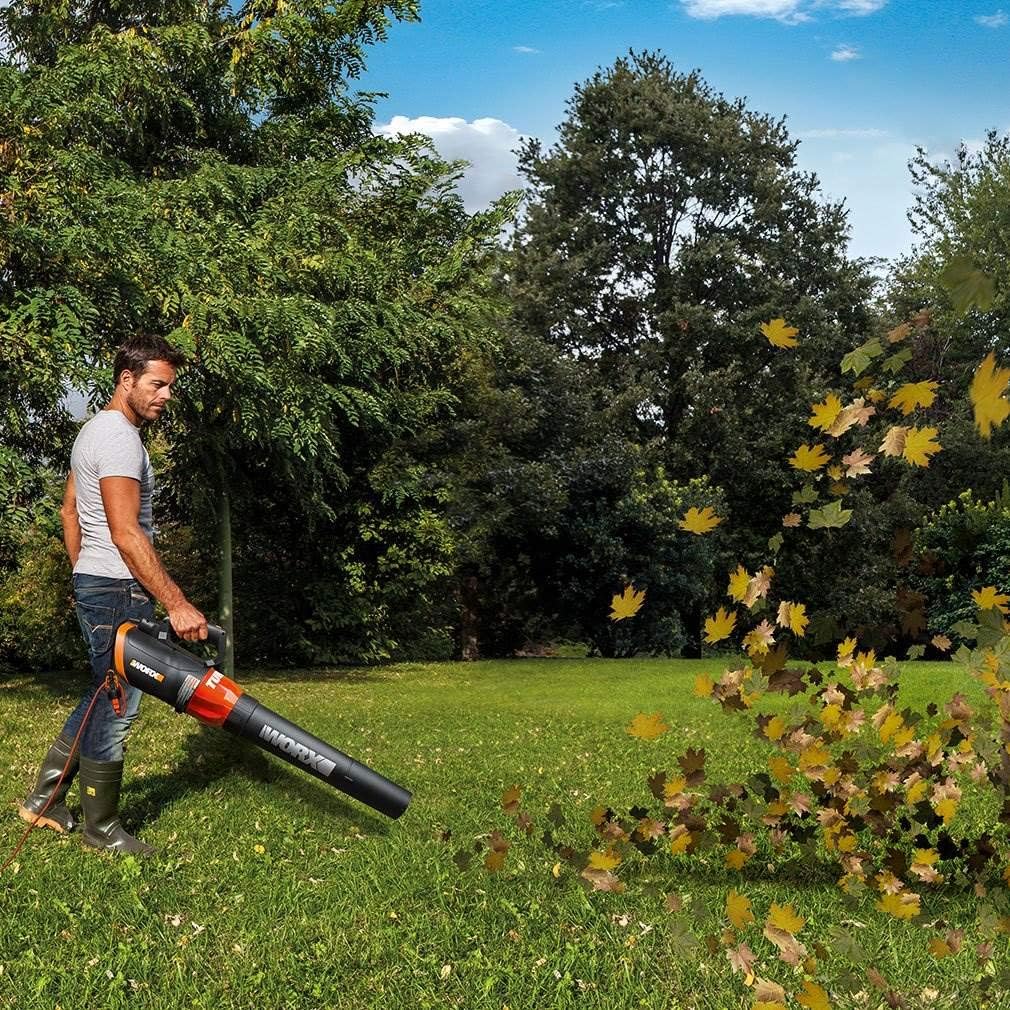 WORX 12 Amp Turbine Electric Leaf Blower for Daily Leaf Removal, WG520 thumbnail 5