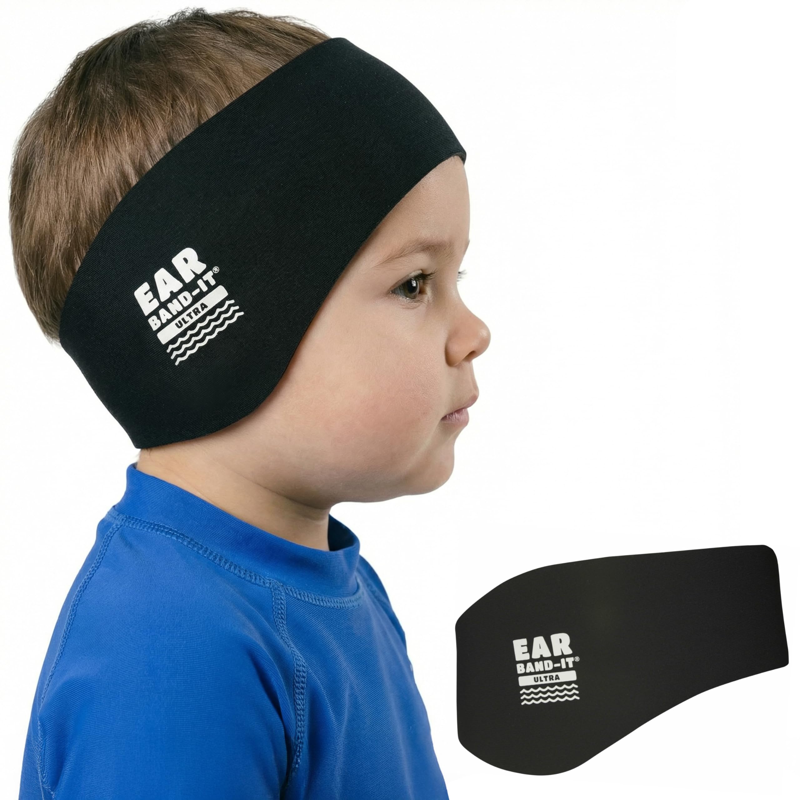 EarBandit Ultra Small Black Swimmers Headband