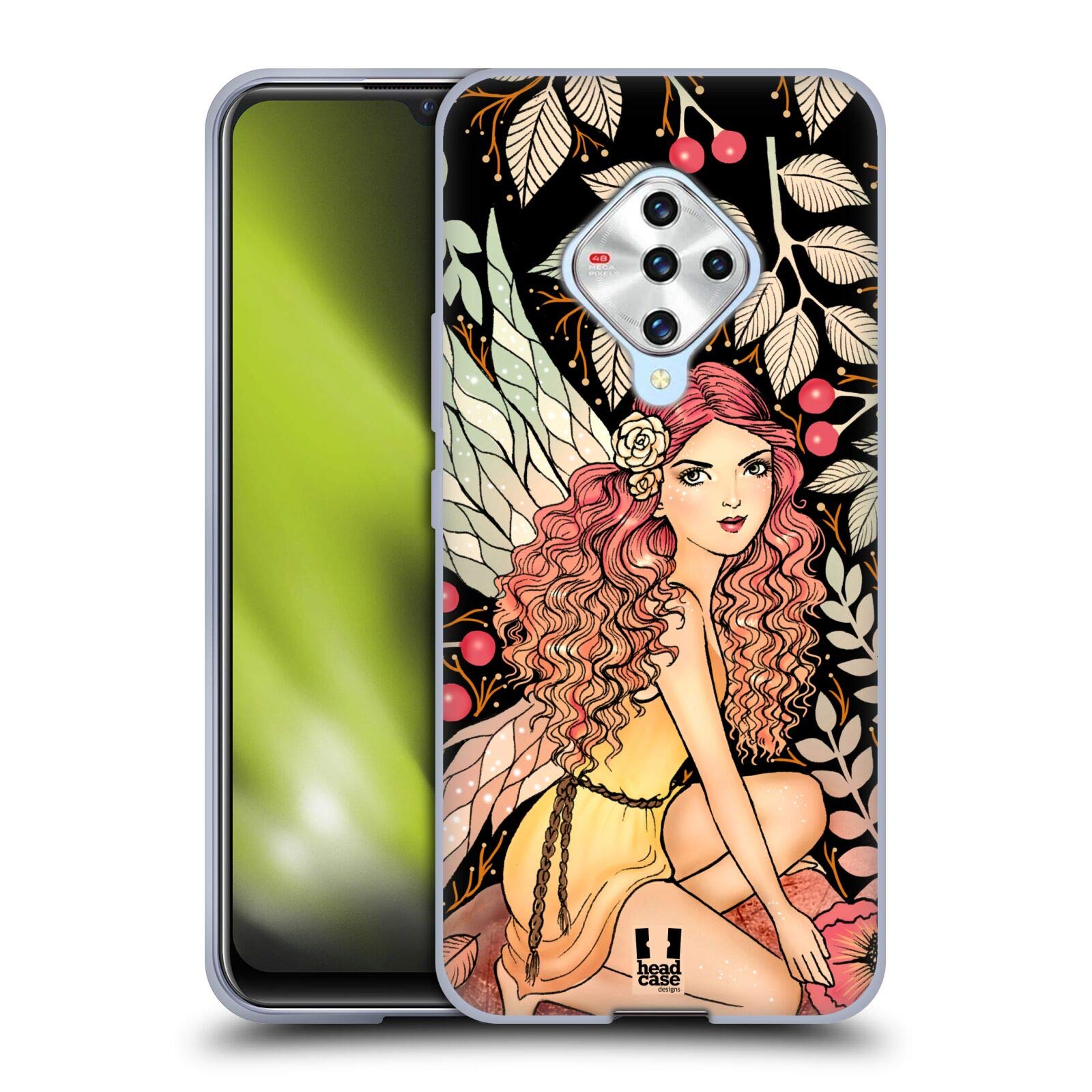 Head Case DesignsPixie Enchantresses Soft Gel Case Compatible With Vivo X50e 5G