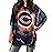 Littlearth NFL Chicago Bears Caftan Flower, Team Color, 32 x 42