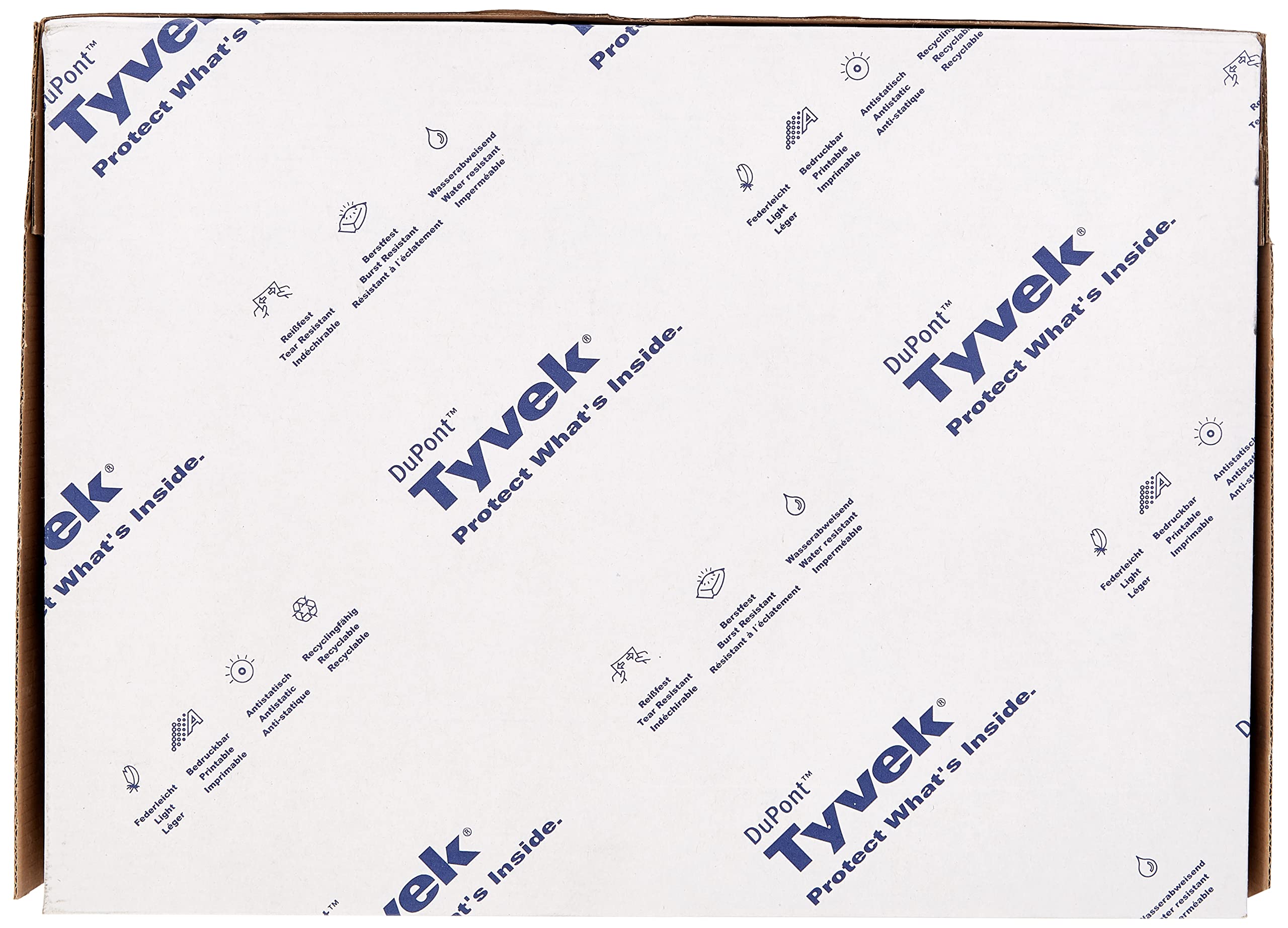 Tyvek Versandtaschen B4 (100 Stück) 353 x 250 mm - Umschläge mit 55 g/m² | Reißfeste - wasserabweisende Versandtasche - Umschlag A4 haftklebend ohne Fenster - Weiß