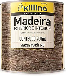 Verniz Madeira Maritimo 0.9 Litros Incolor - Killing