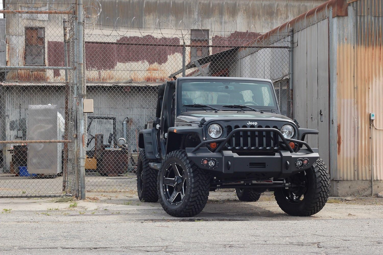 Fab Fours JK07-B1850-1 Winch Bumper for Jeep JK '07-'10