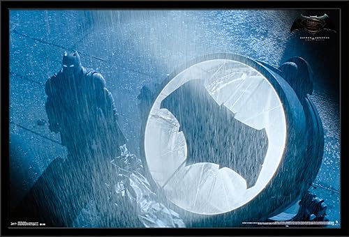 Miniatura 1 de Trends International DC Comics Movie Batman v Superman - Póster de pared de señales, 22.375 x 34 pulgadas, versión enmarcada en negro