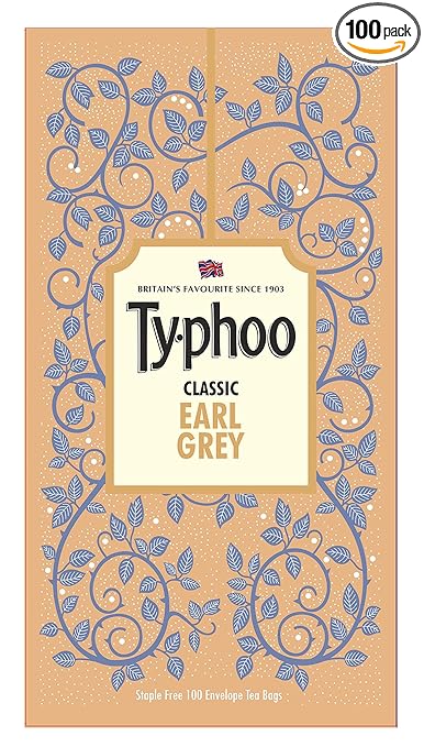 Typhoo Earl Grey Envelop 100 Tea Bags