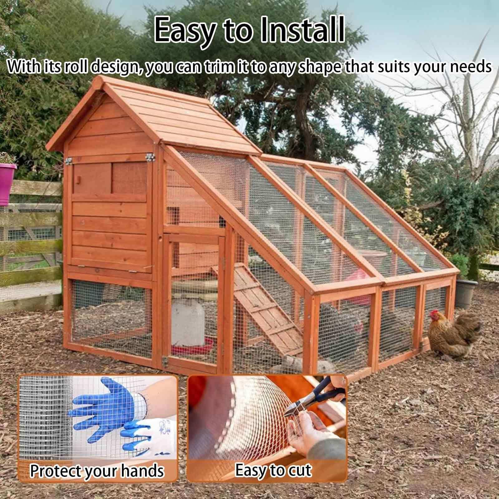 Malla Acero Inoxidable Disponible En Varios Tamaños Galvanizado Vallas Metalicas Malla Para Aves Y Protección De Huertos,10mm*10m