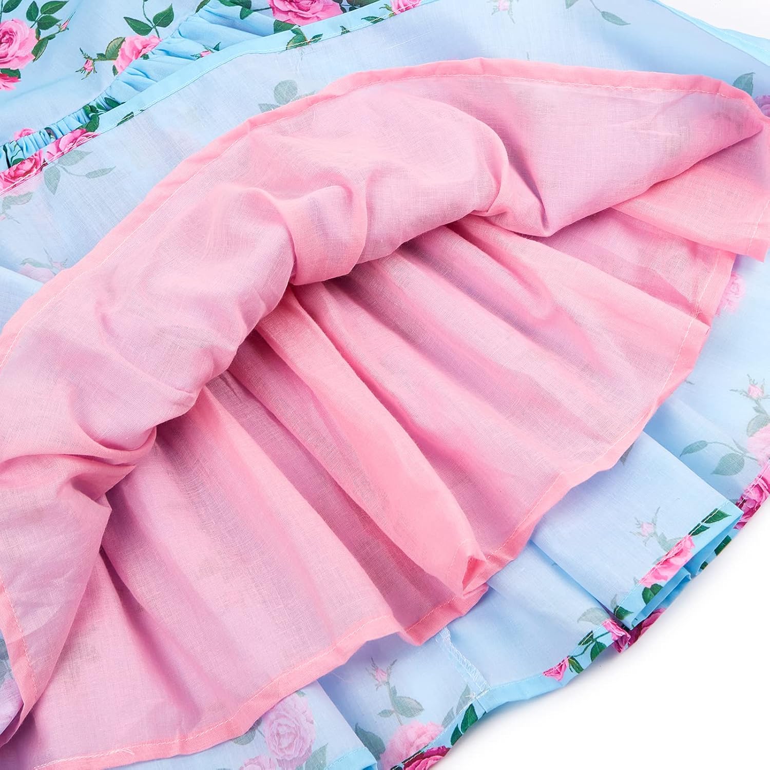 Girls' 2T-12 Vintage Floral Print Casual Sundress Cotton Spring Summer Autumn Dress Easter Clothes - Image 8