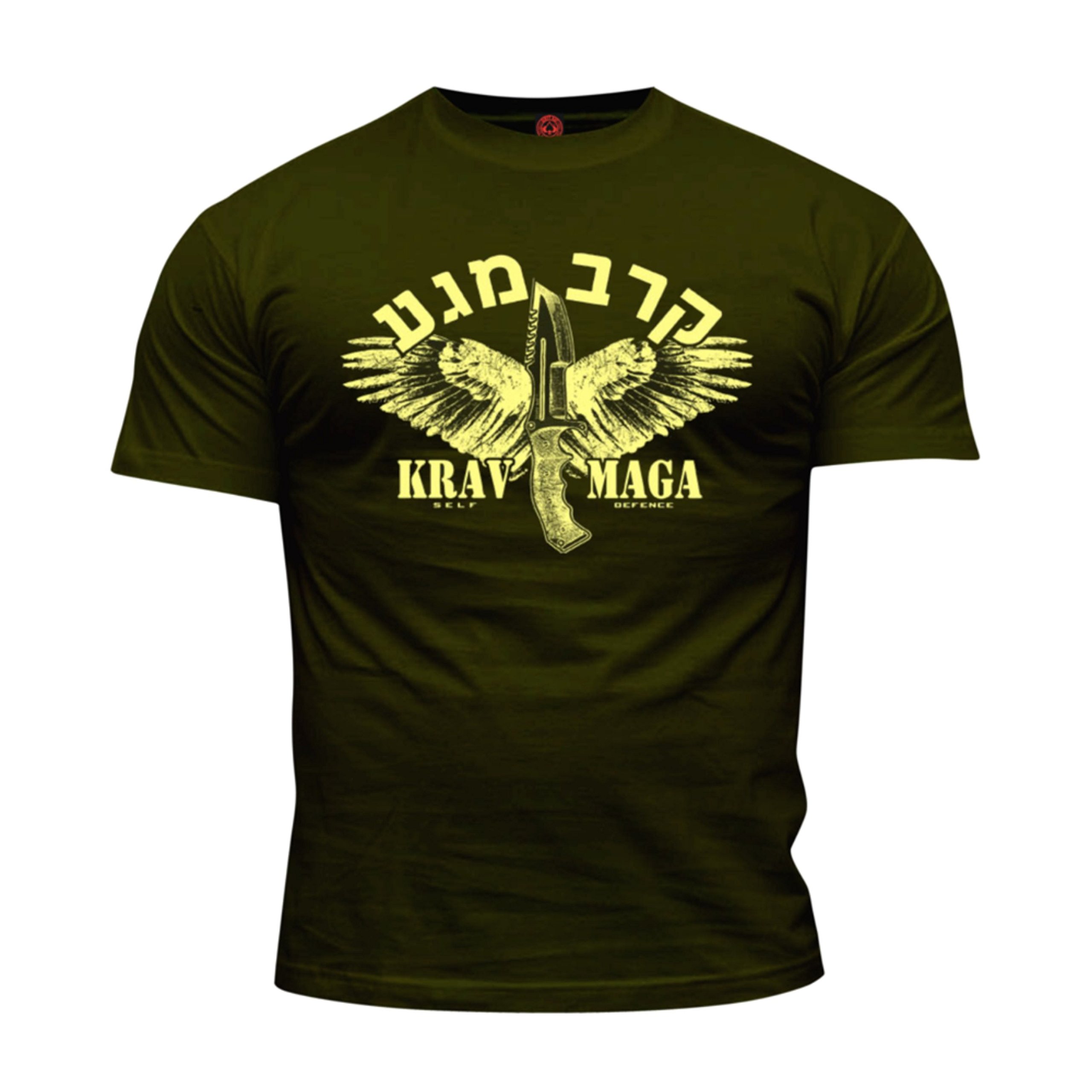 Dirty Ray Men's Khaki Martial Arts Krav Maga Self Defence Short Sleeve T-Shirt K75 (Xxl)