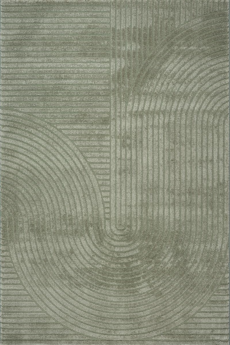 Mia’s Teppiche Atlas Tapis Moderne pour Salon à Poils Courts avec Effet Relief, Structure 3D, Haute qualité de Fibres – Parfait pour la Chambre et Le Salon, Vert, 120 x 170 cm